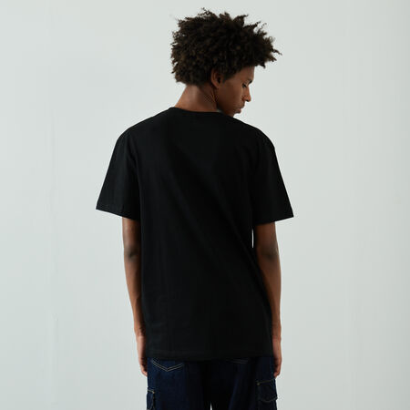 HUNTER X HUNTER EMBROIDERED LOGO HXH T-SHIRT BLACK MEN