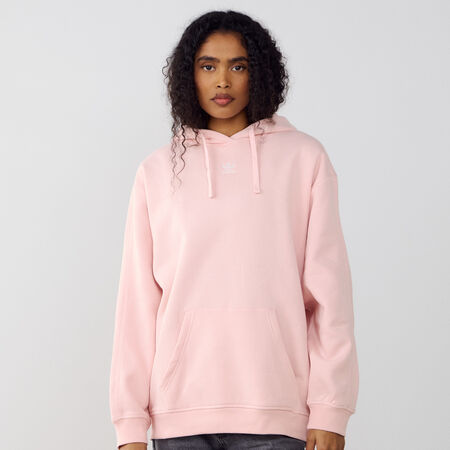 ADIDAS ORIGINALS HOODIE ESSENTIAL TREFOIL OS ROSE FEMME