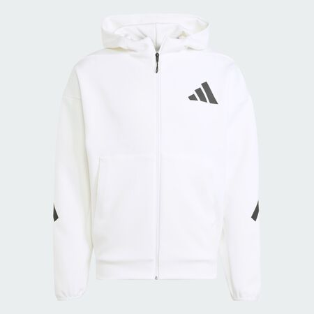 ADIDAS ORIGINALS Z.N.E. Full-Zip Hooded Track Jacket White MEN