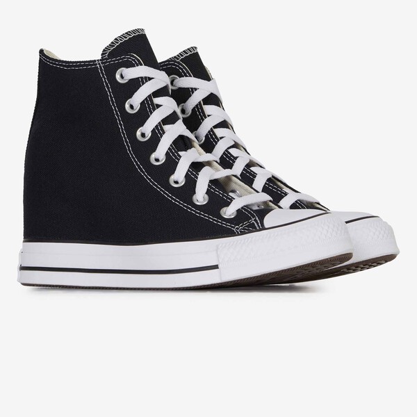 CONVERSE CHUCK TAYLOR ALL STAR WEDGE BLACK SNEAKERS WOMEN