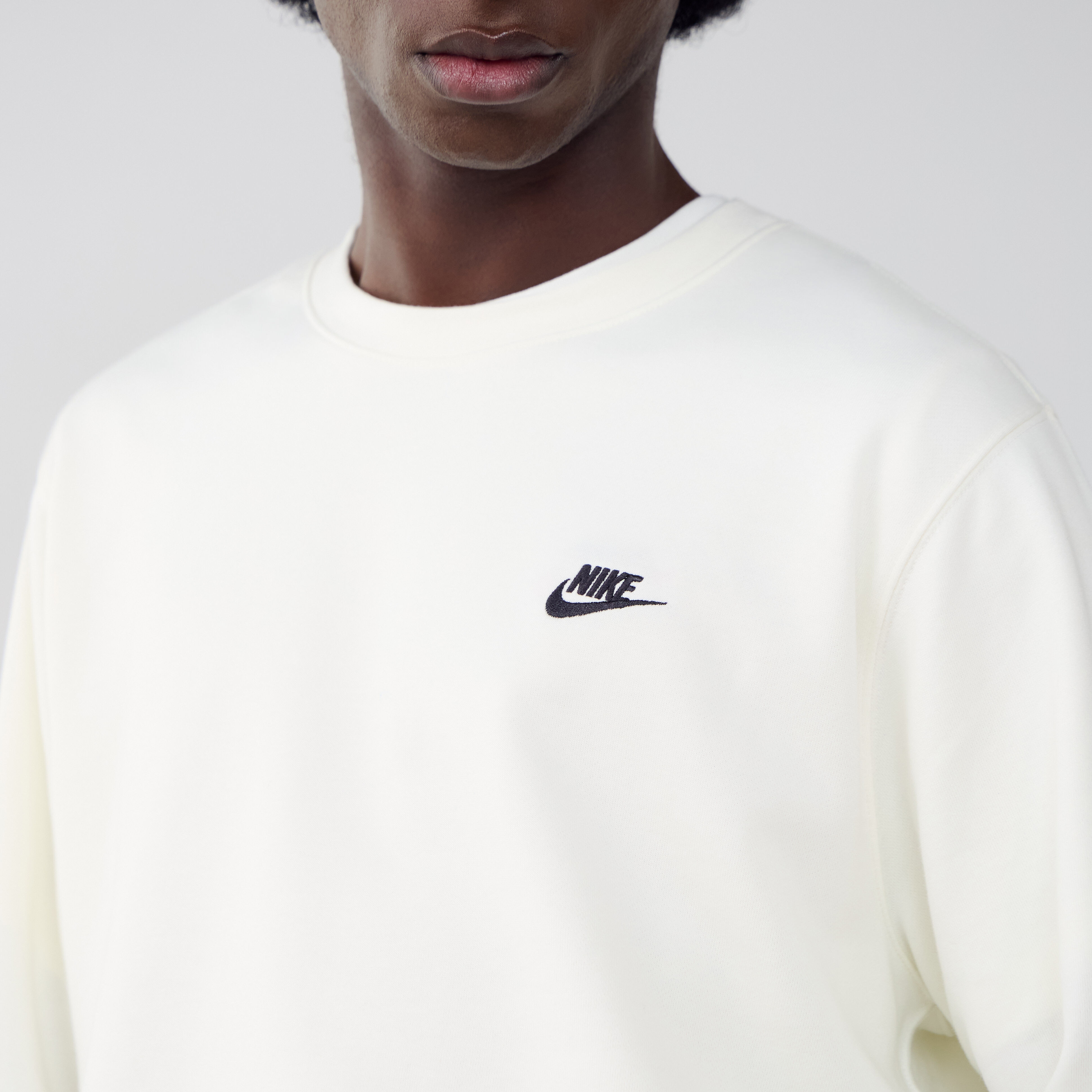 Sweat Crew Club Ft  Ecru/noir