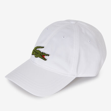 LACOSTE CASQUETTE CENTERED LOGO SIGNATURE BLANC HOMME