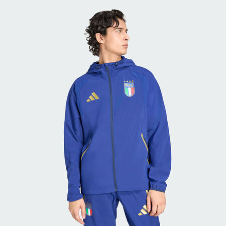 ADIDAS PERFORMANCE Coupe-vent zip intégral Tiro Travel Italie Victory Blue HOMME