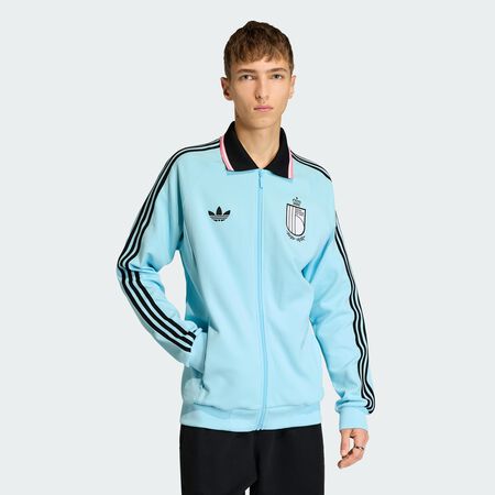 ADIDAS ORIGINALS JACKET FZ  BELGIUM FEF BLEU HOMME