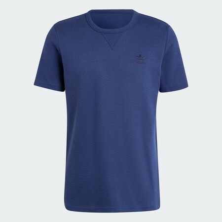 T-shirt gaufré Trèfle Essentials : Night Indigo