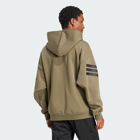 ADIDAS SPORTSWEAR Future Icons 3-Stripes Hoodie Olive Strata MEN