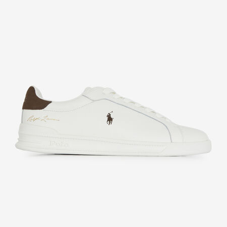 POLO RALPH LAUREN HERITAGE COURT SIGNATURE BLANC/MARRON HOMME