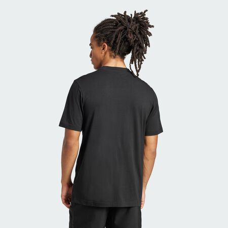 ADIDAS SPORTSWEAR T-shirt jersey petit logo Essentials Black / White HOMME