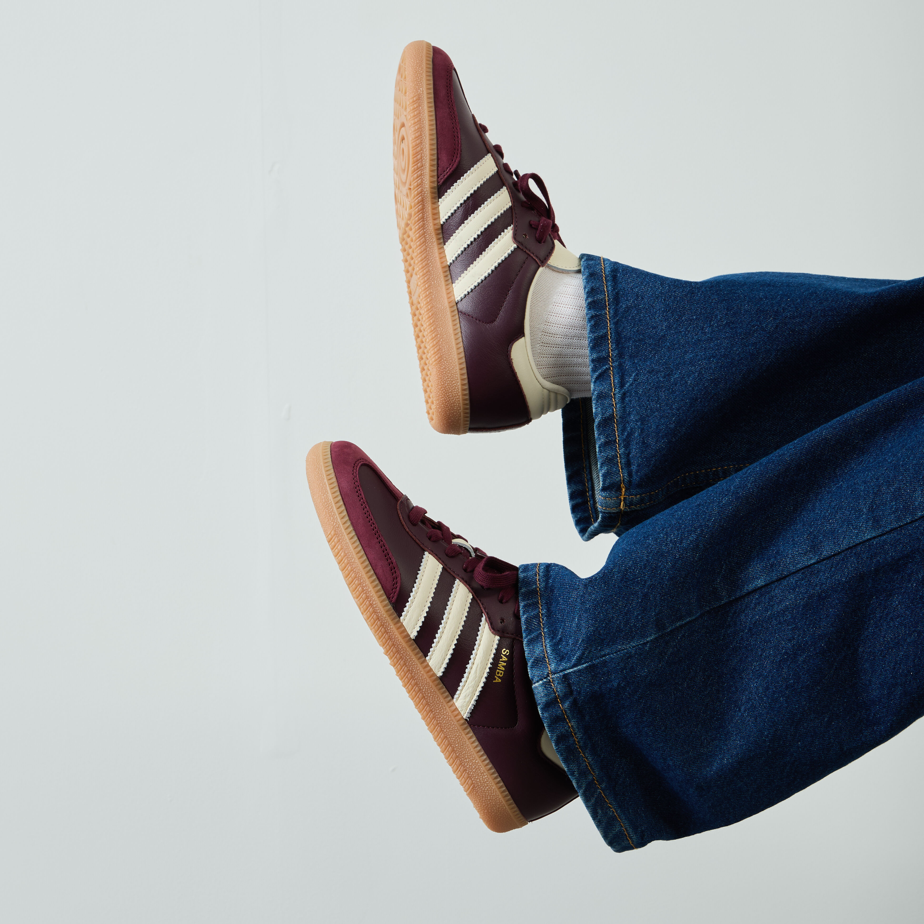 Adidas samba femme bordeaux online