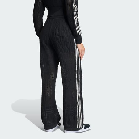 ADIDAS ORIGINALS PANTALON DE SURVÊTEMENT KNITTED CROCHET FIREBIRD Black FEMME