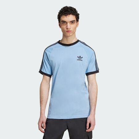 ADIDAS ORIGINALS Adicolor Classics 3-Stripes Tee Ash Blue / Black MEN
