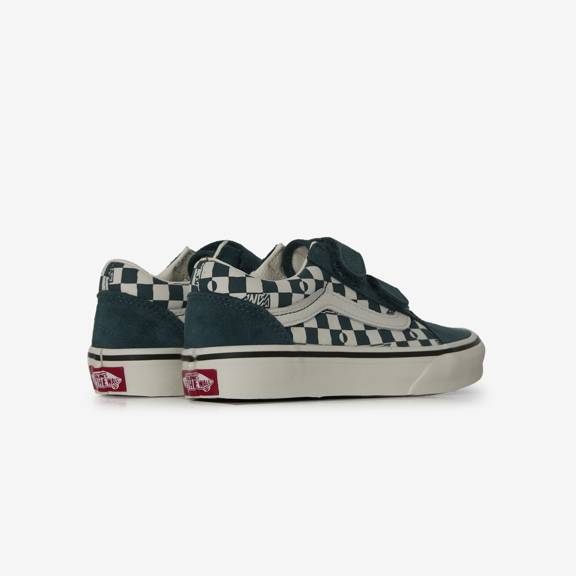 Baskets basses enfant Vans Old Skool V GEO CHECK Mystic Moss - vue 5