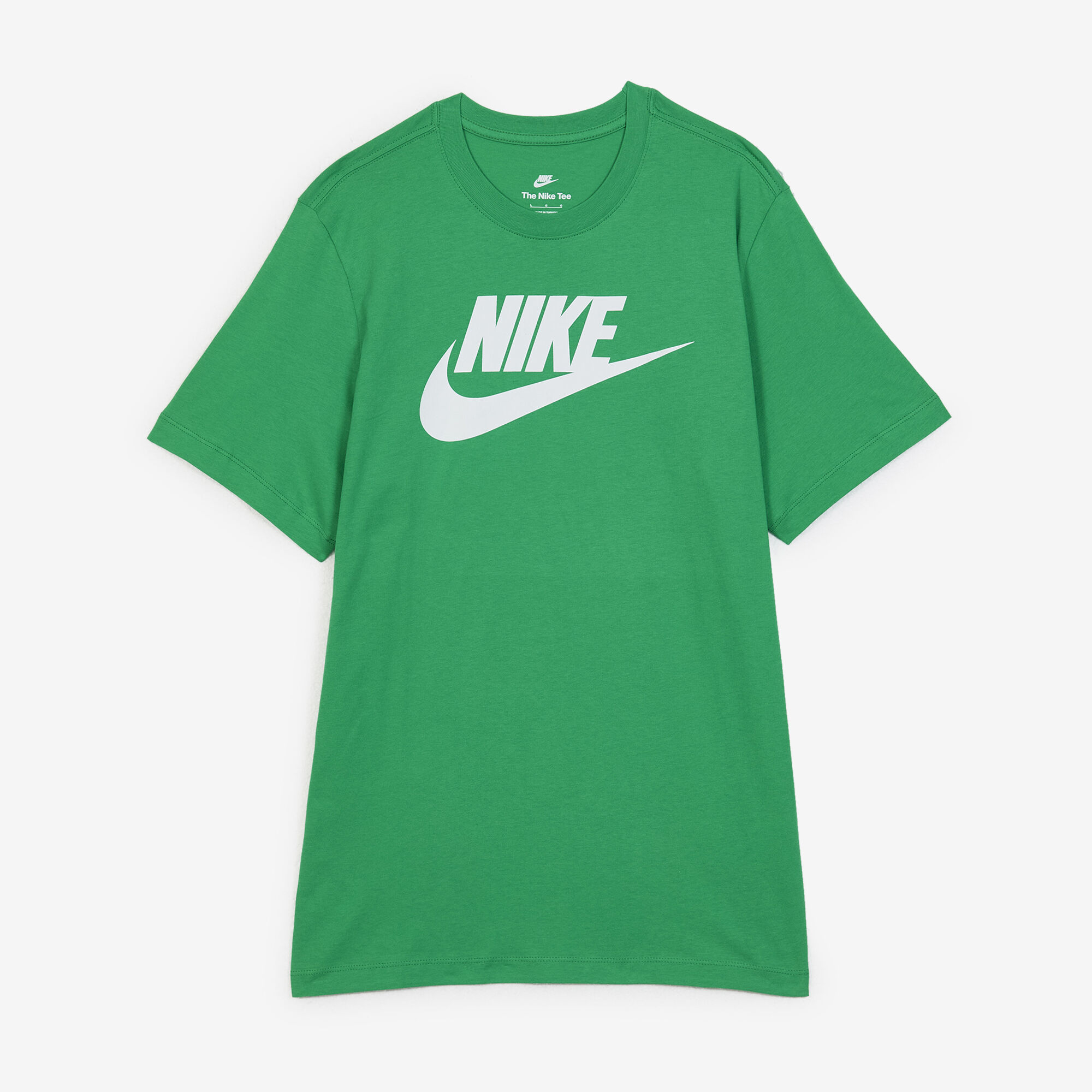 fluorescent green nike shirt