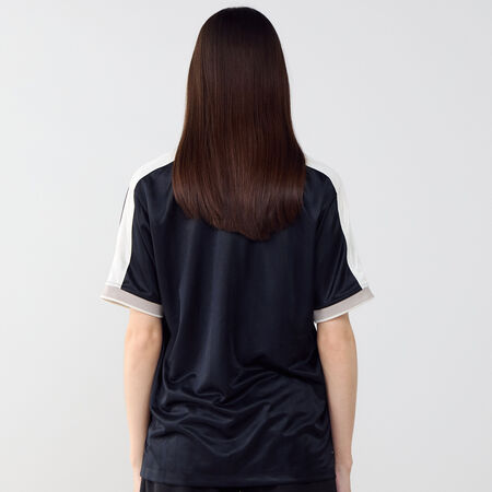 NIKE JERSEY VNECK BLACK/GREY WOMEN