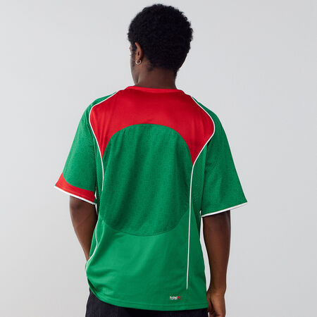 NIKE JERSEY T90 ENERGY VERT/ROUGE HOMME