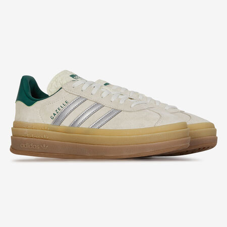 ADIDAS ORIGINALS gazelle GAZELLE BOLD BEIGE/SILVER WOMEN