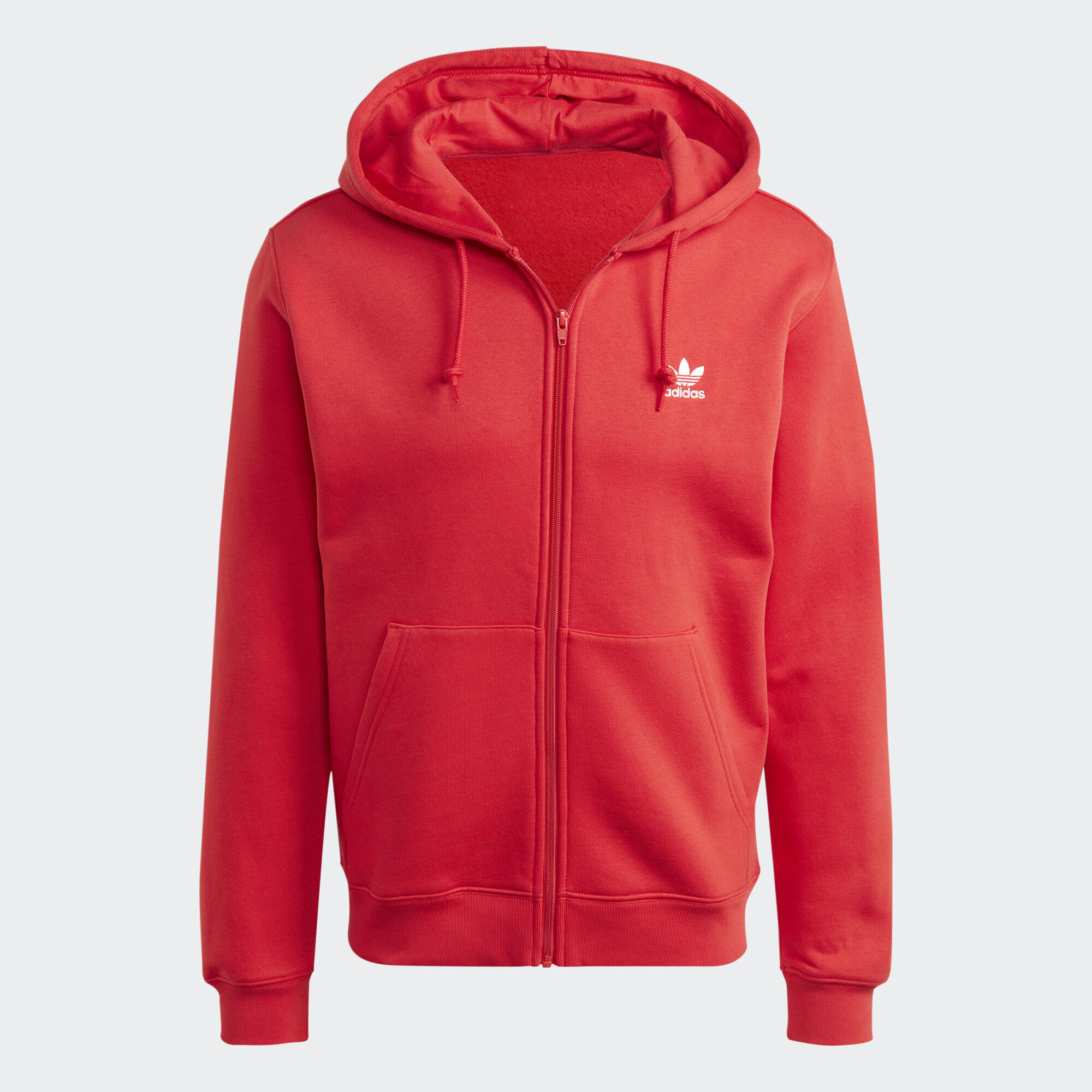 Adidas originals trefoil online full zip hoodie