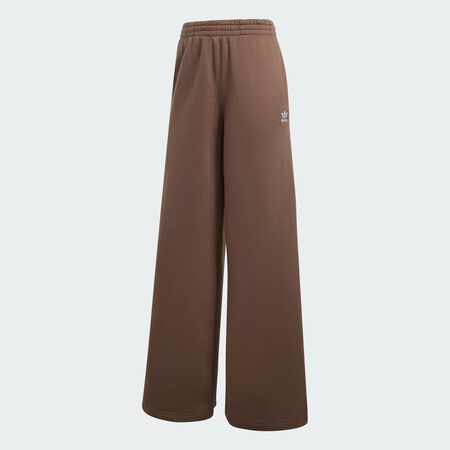 ADIDAS ORIGINALS Essentials Wide Leg Pant Fleece Earth Strata WOMEN