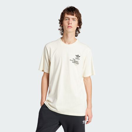 ADIDAS ORIGINALS BT Short Sleeve Tee Cream White MEN