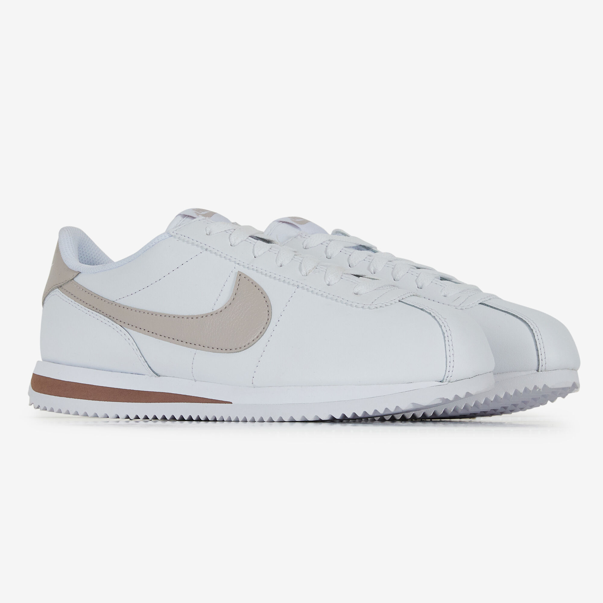 NIKE CORTEZ WHITE PINK SNEAKERS WOMEN Courir