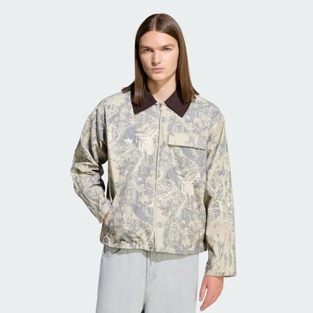 ADIDAS ORIGINALS VESTE WORKWEAR EN TOILE ORIGINALS Putty Grey / Grey Three / Wonder Beige HOMME