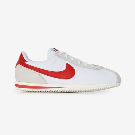 NIKE CORTEZ NYLON WHITE/RED JUNIOR