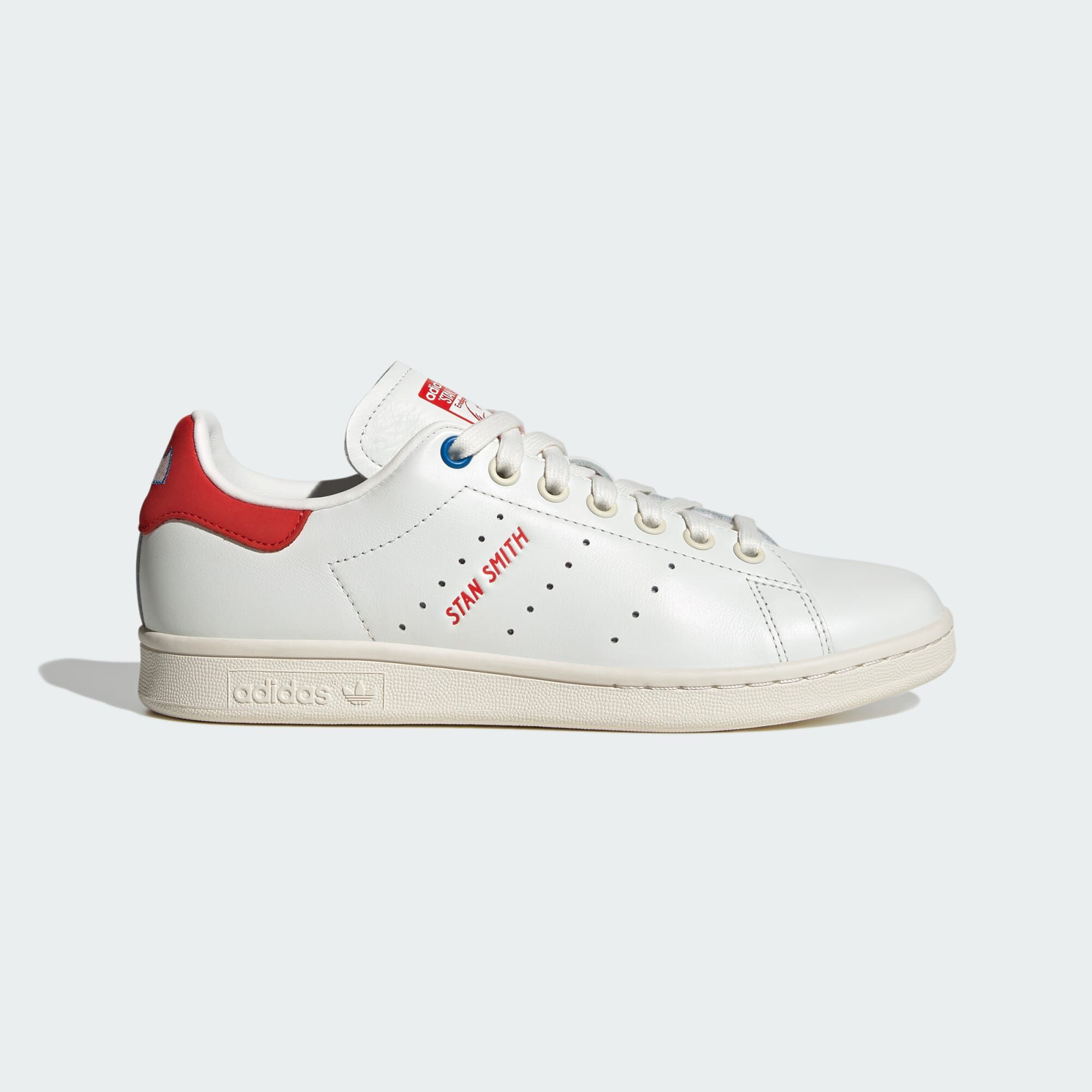 ADIDAS ORIGINALS CHAUSSURE STAN SMITH Core White Red Bright