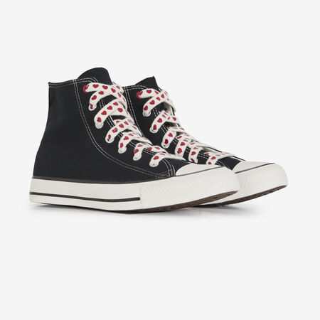 CONVERSE chuck taylor all star CHUCK TAYLOR ALL STAR HI VALENTINES NOIR/ROUGE JUNIOR