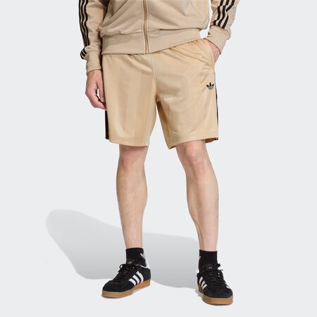 ADIDAS ORIGINALS SHORT TECHNIQUE AMPLE 3&nbsp;BANDES Stone Khaki HOMME
