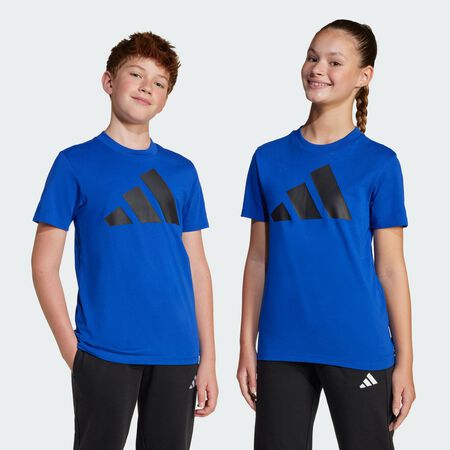 ADIDAS SPORTSWEAR Essentials Tee Kids Royal Blue / Black JUNIOR