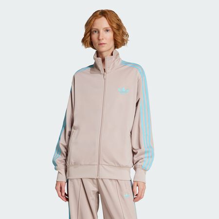 JACKET FZ TRACKTOP FIREBIRD : BEIGE/BLEU