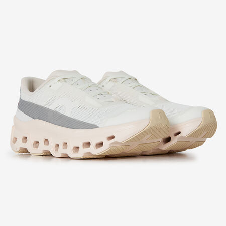 ON RUNNING CLOUDMONSTER VOID BEIGE/PINK WOMEN