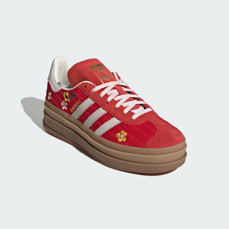 ADIDAS ORIGINALS gazelle GAZELLE BOLD SHOES Better Scarlet / Off White / Eqt Yellow WOMEN