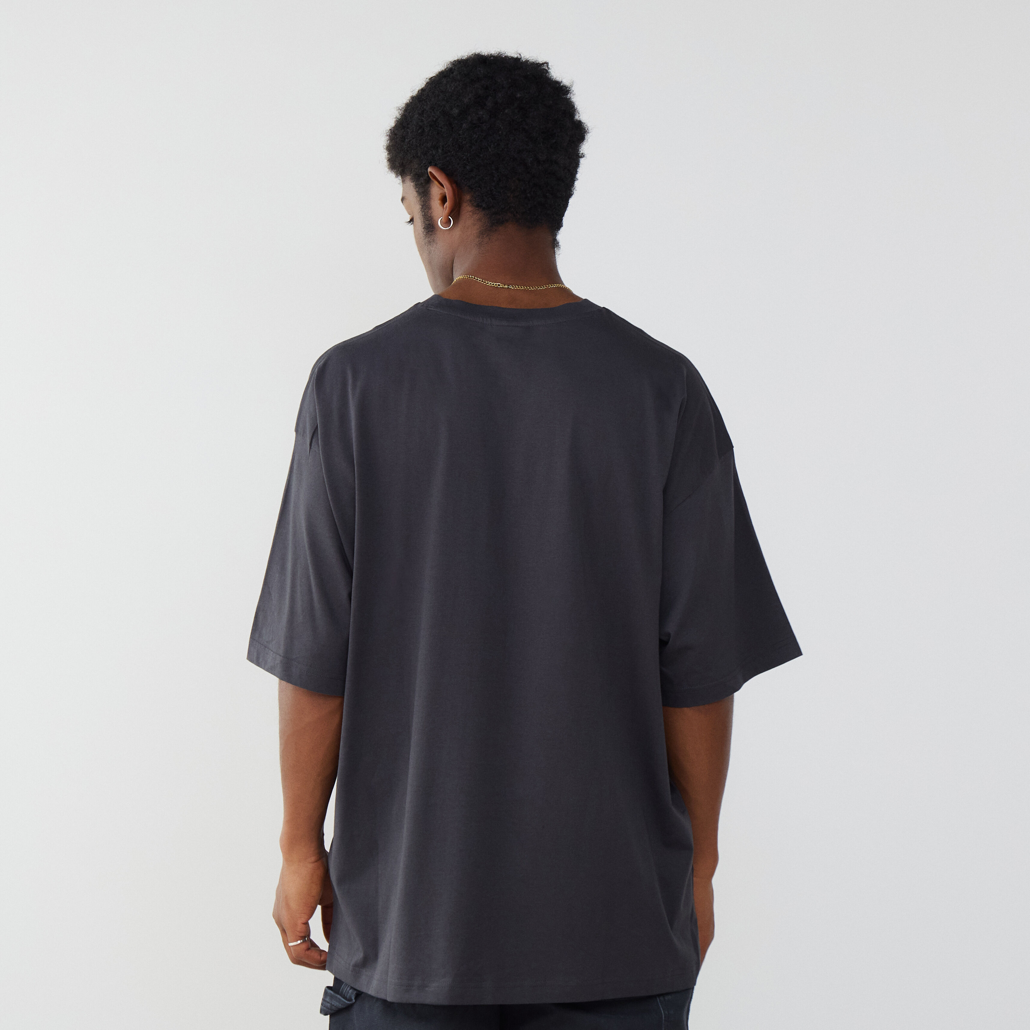 Tee Shirt Centered Small Logo  Noir