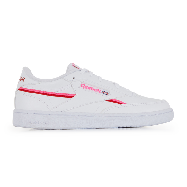 REEBOK CLUB C 85 VEGAN BLANC ROSE SNEAKERS FEMME Courir