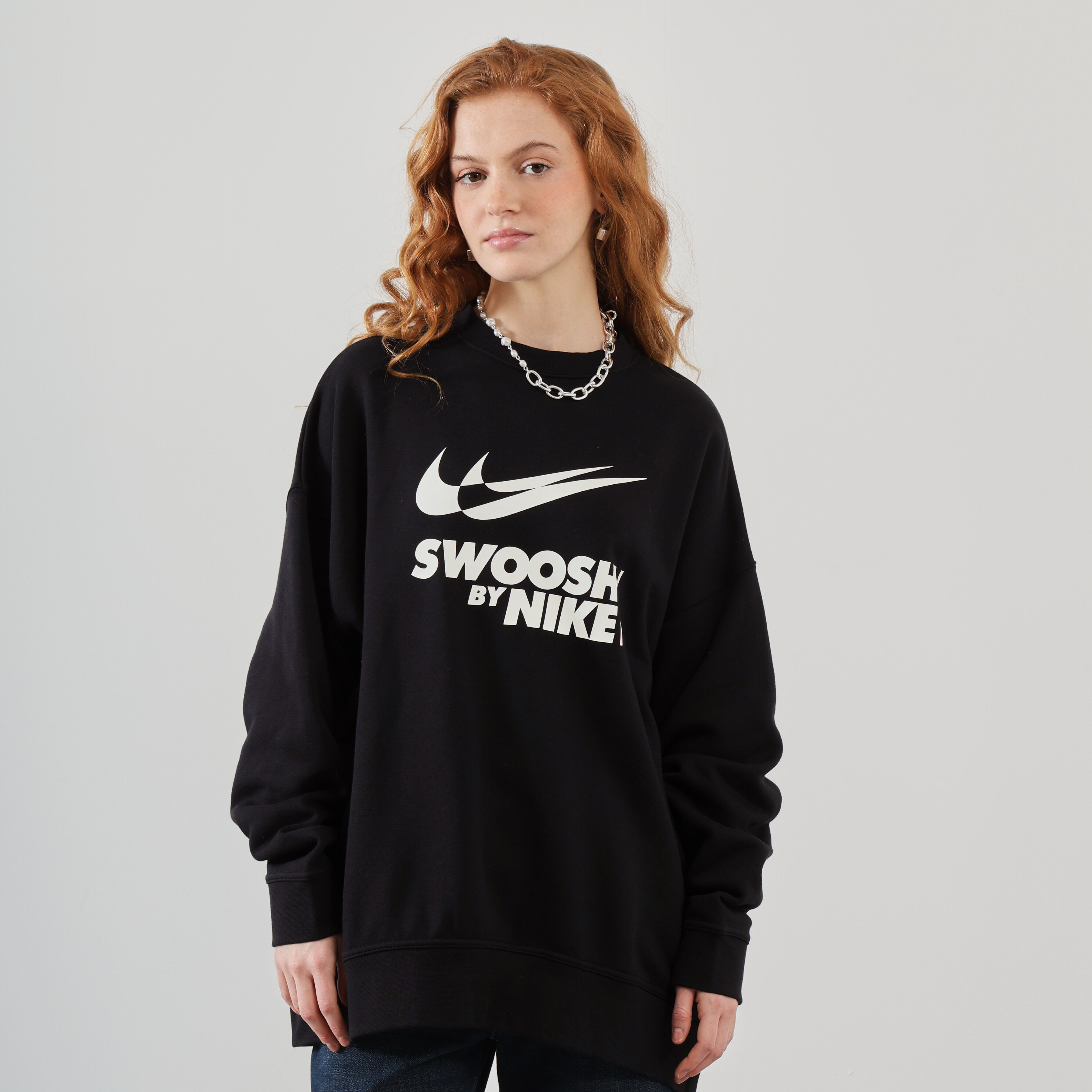 Sweat nike top femme noir