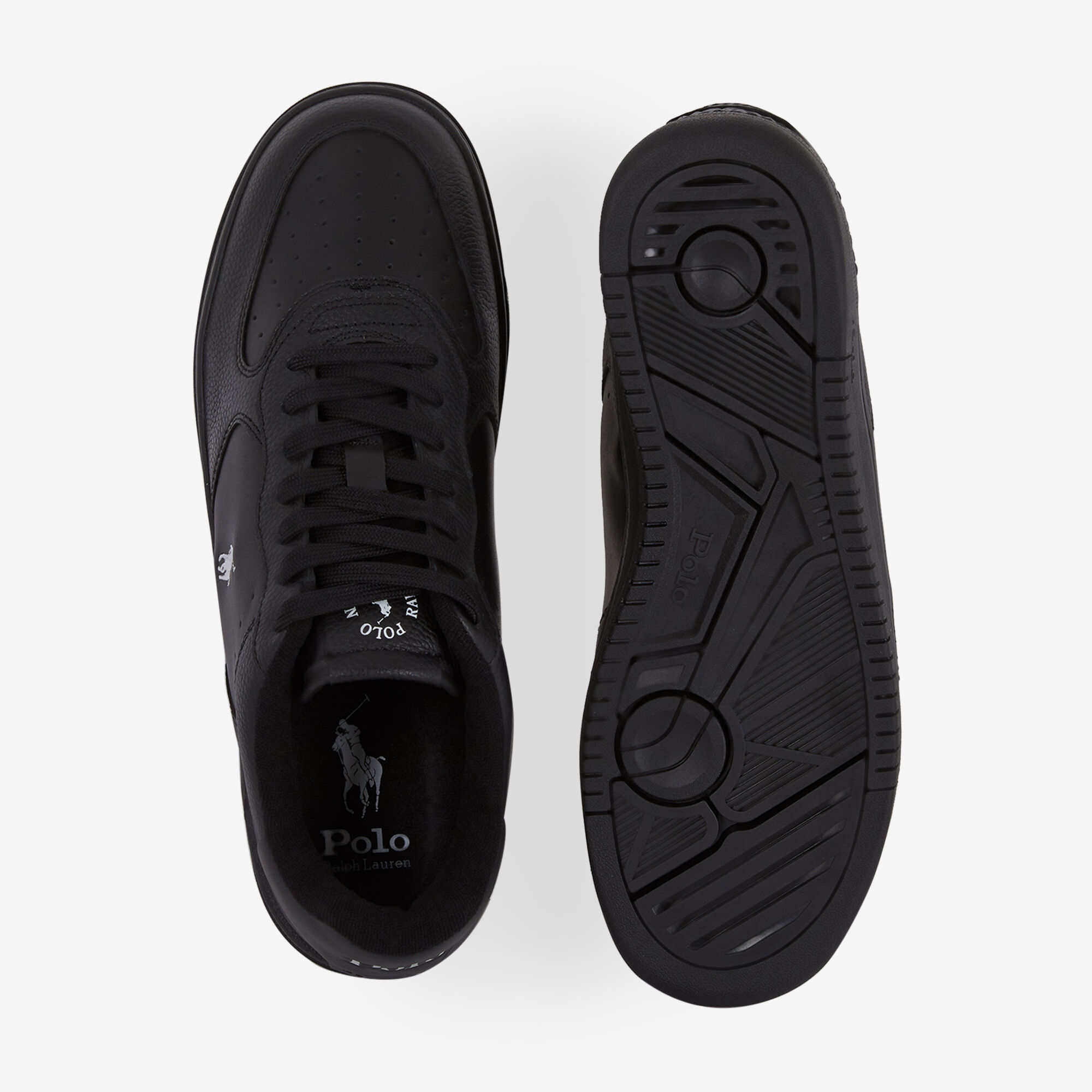★ラルフ ローレン★Masters Court★Black POLO RALPH LAUREN MASTERS COURT BLACK - SNEAKERS MEN