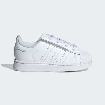 Superstar II Elastic Lace Shoes Kids : Cloud White / Cloud White / Cloud White