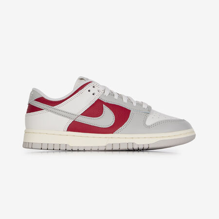 NIKE dunk DUNK LOW GRIS/ROUGE FEMME