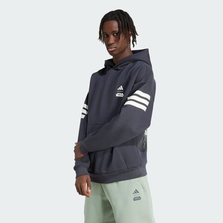 ADIDAS ORIGINALS SWEAT-SHIRT À CAPUCHE GRAPHISME DANS LE DOS ADIDAS STAR WARS THE MANDALORIAN Night Grey HOMME