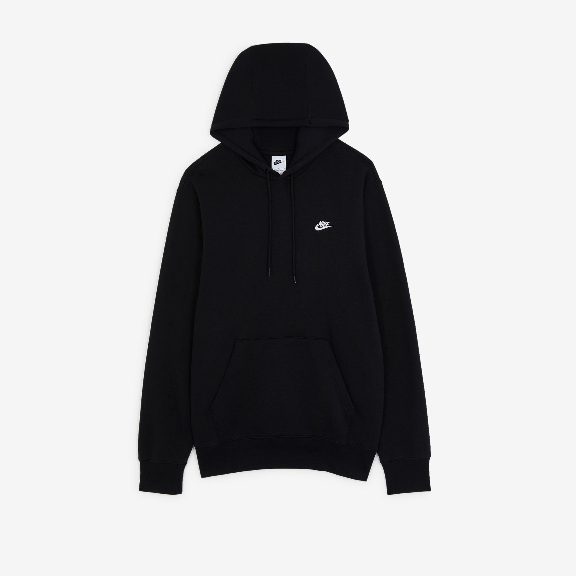 nike mini swoosh black hoodie