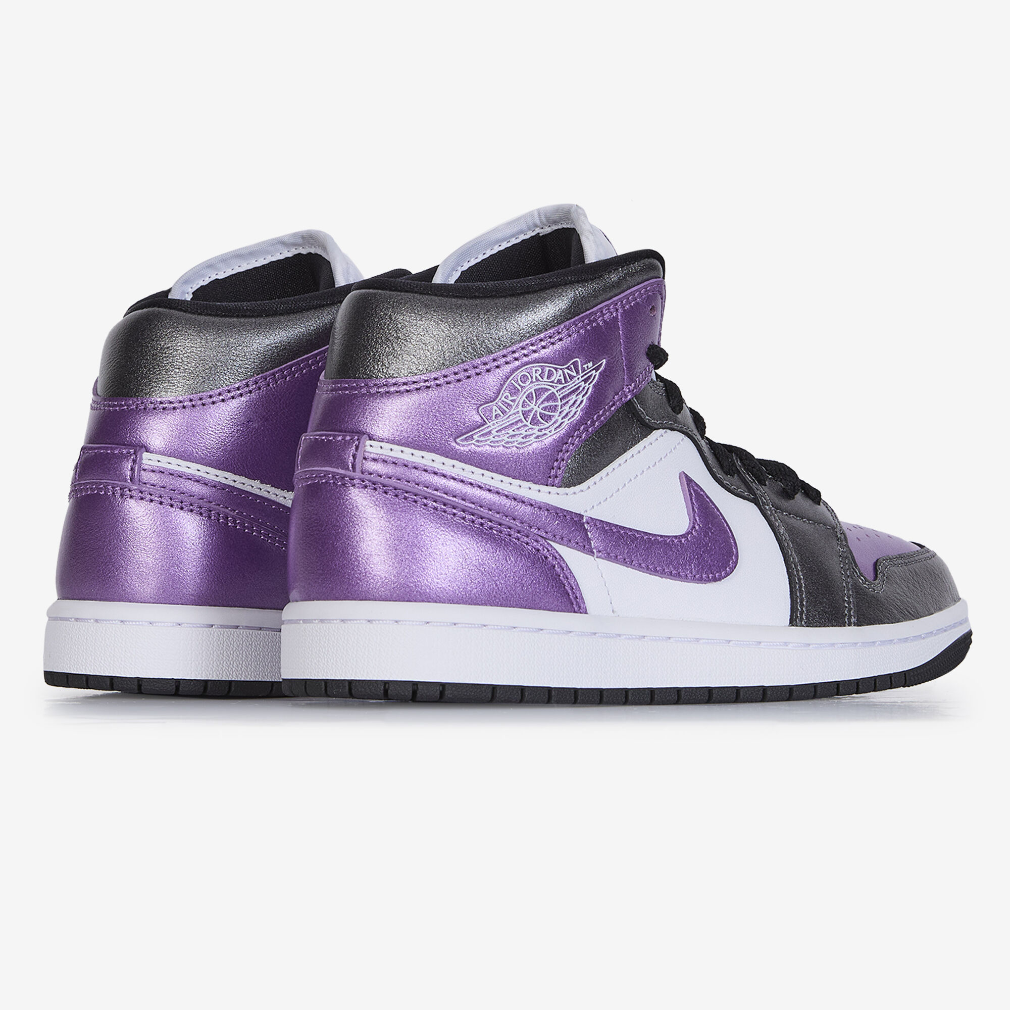 Air Jordan 1 Mid Se  Blanc/violet