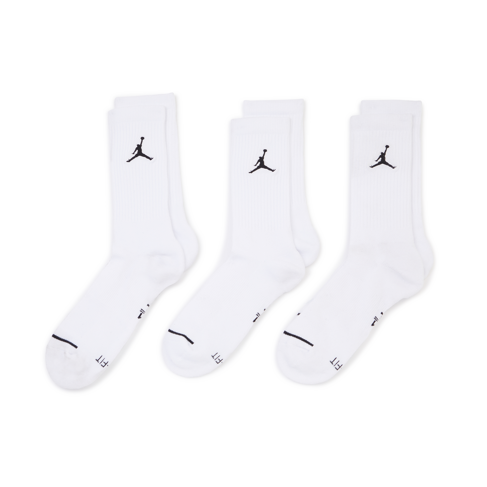 Chaussettes Nike U j ed cush poly crew 3pr 144 - vue 3
