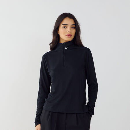 NIKE TOP HALF-ZIP GLS BLACK WOMEN