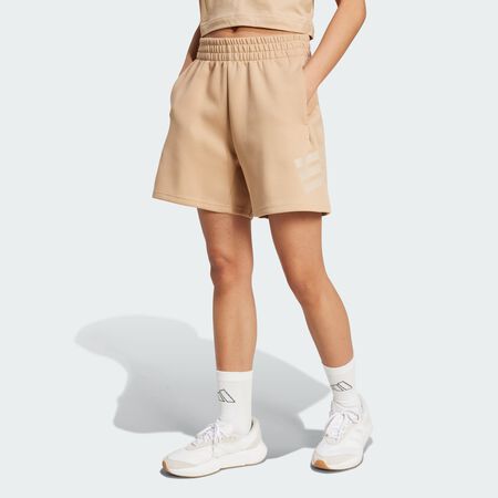 ADIDAS SPORTSWEAR Future Icons 3-Stripes Shorts Warm Sandstone WOMEN