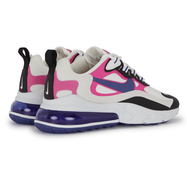 nike react air max 270 femme NIKE AIR MAX 270 REACT BLANC/BLEU/ROSE | Courir.com