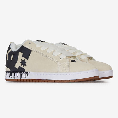 DC SHOES COURT GRAFFIK BLANC/NOIR HOMME