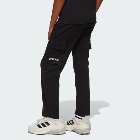 ADIDAS SPORTSWEAR Essentials Cargo Pants Kids Black / White JUNIOR