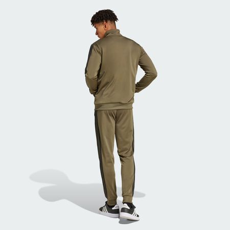 ADIDAS ORIGINALS Sportswear Basic 3-Stripes Tricot Track Suit Olive Strata MEN