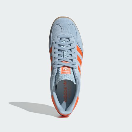ADIDAS ORIGINALS Gazelle Indoor Shoes Wonder Blue / Orange / Cloud White MEN